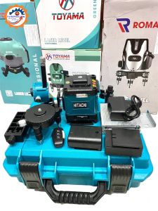 Máy bắn cốt cân mực tia laser 12 tia thăng bằng mặt phẳng áp tường