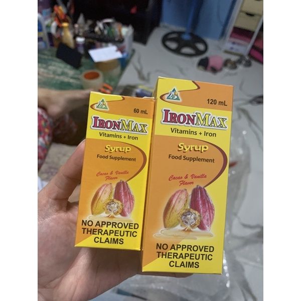 PAMPAGANA KUMAIN VITAMINS + IRON (IRONMAX) 60ml and 120ml syrup Lazada PH