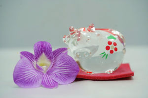 [ Woosilver ] Decor Cá & Heo Thuỷ Tinh Secondhand