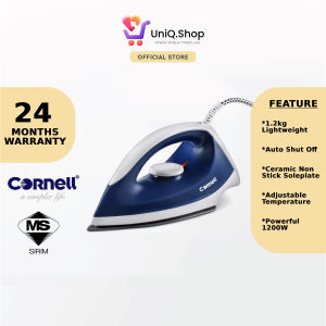 Cornell Non Stick Dry Iron 1000W | CI-SP2H (Seterika Baju Ringan Pakaian 烫斗)
