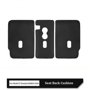 For Tesla Model Y Standard 2026 Leather Trunk Mat Rear Seat Backrest Protection Cover All-Weather Cargo LinerAnti-Dirt Pad