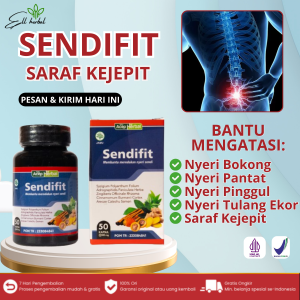 Obat Saraf Kejepit Sakit Bokong Nyeri Pantat Nyeri Pinggul Nyeri Tulang Ekor SENDIFIT BPOM