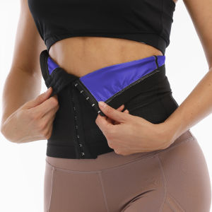 ที่รัดเอวพรีเมี่ยมโพลิเมอร์ซาวน่าชุดลดน้ําหนักเอว Trimmer ออกกําลังกายความร้อนดักจับเหงื่อเพิ่มออกกําลังกายลดน้ําหนักเข็มขัดชุดชั้นในรัดเอวผู้หญิง