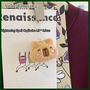 Aolie พวงกุญแจตุ๊กตาลิงยัดไส้ตัวการ์ตูน capybara Sun Wukong ตุ๊กตายัดนุ่นพวงกุญแจรถกระเป๋าเป้สะพายหลังตกแต่งของขวัญสำหรับเด็ก