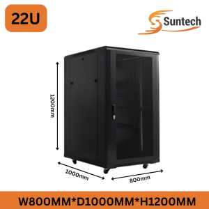 TC-22U-800N / 22u Server Rack (800x1000x1200) With PDU Server Trays and Fan