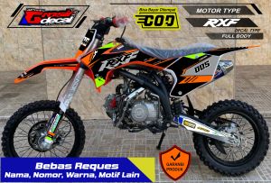 Decal Sticker Mini Trail RXF 50cc 110cc 125cc Full Body free Custom