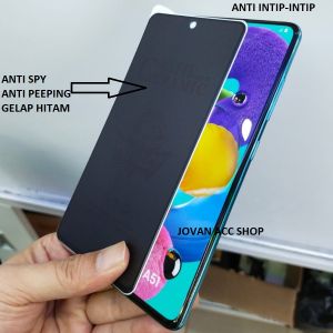 VIVO Y19S Y18 Y28 Y27 VIVO Y27 5G Y81 Y83 ANTI GORES CERAMIC SPY PRIVACY HITAM GELAP PLASTIK MIKA SCREEN GUARD PELINDUNG LAYAR