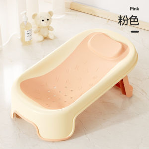 Orzbow Baby Foldable Kids Bathtub for Infants with Non-Slip Base Easy Storage Portable Baby Bath Tub for Kids