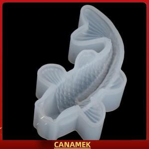 Miễn phí vận chuyển✨ Khuôn silicon hình cá koi may mắn 3D Tự làm bằng nhựa resin thủ công làm trang sức nghệ thuật Epoxy