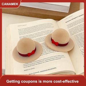 【CANAMEK】 Lãng mạn Nhẫn cưới hộp dễ thương sáng tạo hat Hình dạng hộp Nhẫn hộp đồ trang sức hộp engagement Ring trường hợp nhẫn bao bì hiển thị hộp