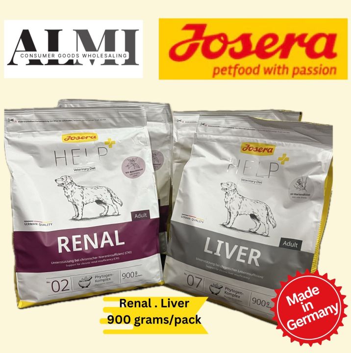 Dry Dog Dog Food For Liver Problems JOSERA HELP Liver Dog Food Dry