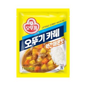 [Original] 오뚜기카레약간매운맛 Ottogi Curry Powder Medium Hot (ผงแกงกะหรี่ เผ็ดปานกลาง) 1kg