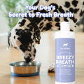 Dr Shiba All Natural Breezy Breath Dog Dental Solution for All Ages Water Based for Fresh Breath & Healthy Gums. 