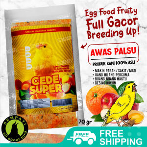 SEMPATI Cede Cd Super Egg Food Pakan Burung Kenari Canary Finch Sanger Siskin Pakan Harian Lomba Burung Gacor Otomatis Suara Kencang