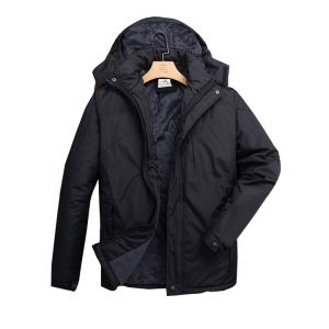 [HCM]Áo khoác đông nam cao cấp lót lông phối nón rời SGG1050