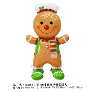 Christmas Balloon Foil Santa Claus Balloon Christmas Decoration 2026 圣诞老人气球 家居派对装饰 聖誕節 裝飾品