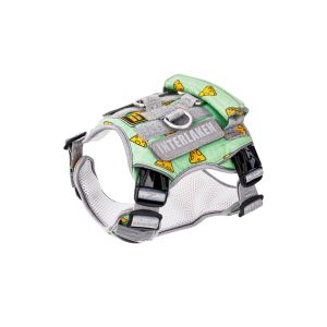 No-Pull Dog Harness Air Mesh 4 Buckles Adjustable Slim Vest with Control Handle | Cooling Reflective Cute Designs | Small Medium Dogs