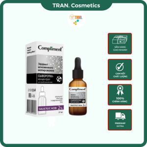 Serum Compliment Serum BHA 2% Compliment Làm Sạch Sâu Se Nhỏ Lỗ Chân Lông Kiềm Dầu Hỗ Trợ Giảm Mụn - TRAN Cosmetics