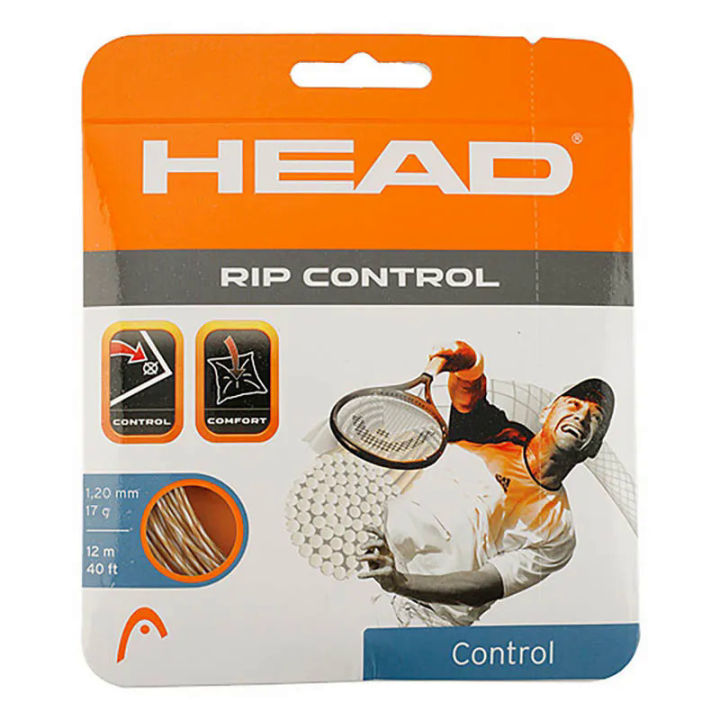 HEAD RIP Control สายเทนนิสควบคุมโพลีเอสเตอร์แร็กเก็ต Hard Line Multi ...