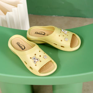 IELGY Xiaoxiangfeng thick-bottomed cool slippers womens summer...