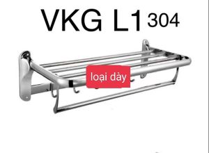 Giá treo khăn nhà tắm Inox 304 cao cấp  vắt khăn giàn nhà tắm inox 304 bền đẹp không han ghỉ