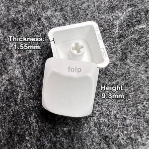 [COD] folp 5 cái không có khắc Keycap PBT keycaps với độc đáo mèo đầu Mao phẳng dày keycap