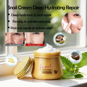 【Local Seller】Deep Hydrating Long-Lasting Lock Water Snail Cream Repair Moisturizer for Dry Combination Skin