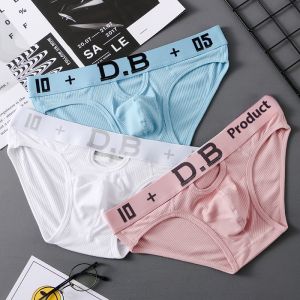 Laz Johnn ชุดผ้าฝ้ายกางเกงในผู้ชายใหม่สำหรับฤดูร้อนกางเกงในผู้ชายกางเกงขาสั้นระบายอากาศได้ใส่สบาย