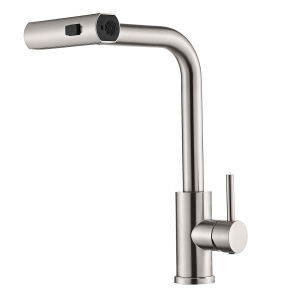 SXH304 Stainless steel pull-out kitchen faucet Multifunctional hot and cold sink with rain shower waterfall faucet