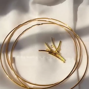 5Pcs Macrame Round Hoop Ring Dream Catcher Circle Ring Wreath Macrame Crafts Open Hoop Ring for DIY Home Decorations