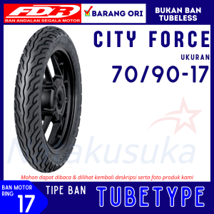 FDR Ban Motor City Force 70/90-17 Tubetype TT Motor Bebek Ring 17