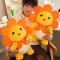 Mainan Anak Boneka Nailong Boneka Dino Kuning Boneka Naga Susu Matahari Sunflower. 
