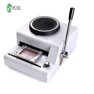 Manual PVC card embossing coding machine VIP magnetic card engraving machine