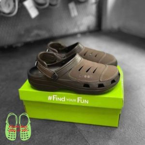 Dép sục Cross Yukon Mesa Clog nam dạng sục phối da đế chống trơn trợtfull box