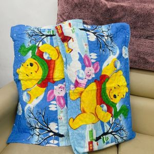 Pooh Premium Character Printed Pillowcase (Queen-18 x 28 inches) - "Pillowcase Only"