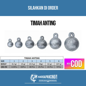 Timah Pancing Model Anting
