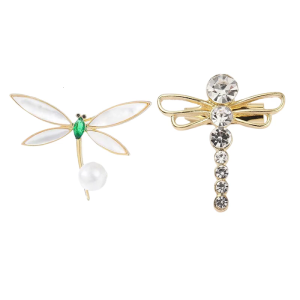 Fashionable Sophisticated Dragonflies Brooch Versatile Accessory Portable for Apparel and Headwear Daily Use