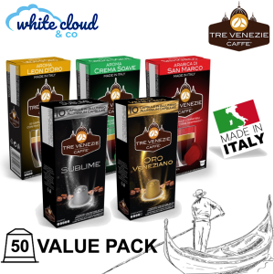 Caffe Tre Venezie Nespresso Compatible Capsules - VALUE PACK 50
