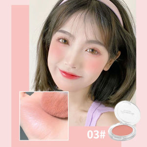 GEGE BEAR Stereo Relief Fog Color Blush Palette Natural Matte Facial Monochrome Blusher Retro Style Cheek Tint Blush