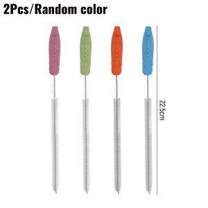 2 cái dài Que thông cống bàn chải lỗ sâu Scrubber cho ống hút bình sữa cốc đựng nước hẹp khoảng cách Nhà Bếp Bộ dụng cụ làm sạch