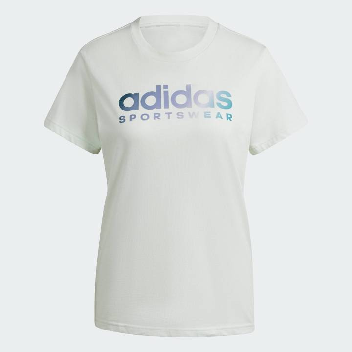adidas ไลฟ์สไตล์ เสื้อยืด The Soft Side Linear ผู้หญิง สีเขียว IT1427