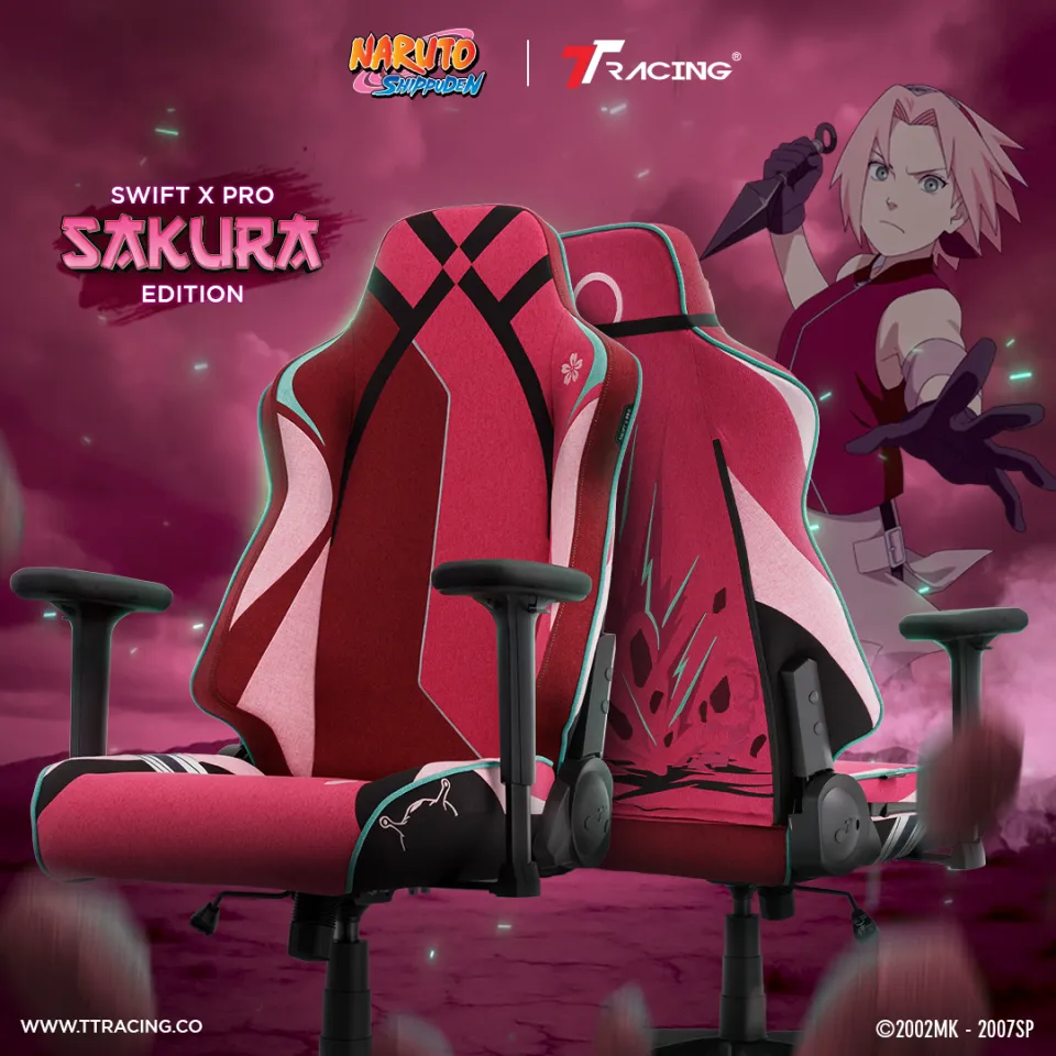 ※sakuratata TTRacing Swift X Pro Air Threads Fabric Gaming Chair - Sakura
