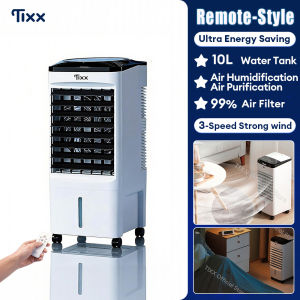 Tixx 20L Air Cooler Fan Silent Mode with Ionizer and Detachable Tank Stand Fan With HEPA