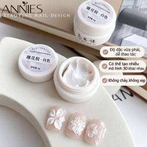 Gel nặn khô màu trắng Frescobaldi 5g - Gel chuyên dụng nặn hoa khô nail