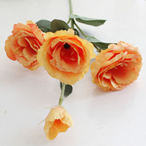 (4 Kuntum) Bunga Eustoma Artificial Flower Bunga Dekorasi