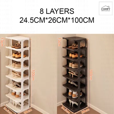 10 Layer DIY Shoe Rack Organizer Shoe Cabinet Stackable Shoes Storage Space Saving 2~10 Layers
