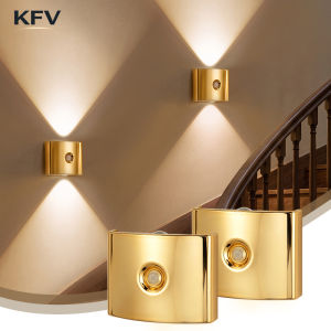 KFV Wall Light Wall Decor LED Human Sensor Stairs Lighting Wall Mounted Rechargeable Wall Sconce Indoor Hallway Wall Lights