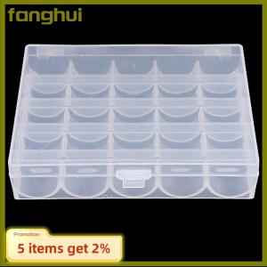 fanghui 25 36 Spools Bobbins Sewing Machine Empty Bobbin Case Organizer Storage Box
