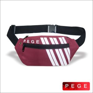 Tas Pinggang Selempang Pria Waistbag Slempang Bahu Kasual Slingbag Distro Bahan Kordura Kombinasi Sablon - PG - 8855