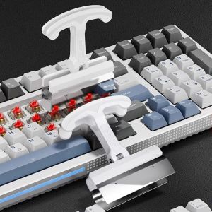 OOC Large Size Keys Caps Puller Heavy Duty Scratch-Proof Keycaps Remover Tool Easy To Use Universal Fit Mechanical Keyboard Keycap Extractor RGB Keyboard